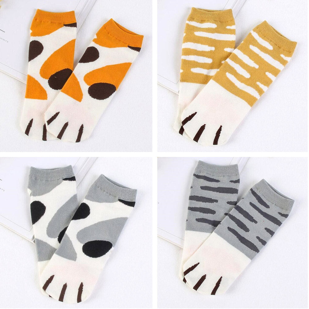 Kawaii Cotton Socks  |   Cute cat kitty claw ankle socks