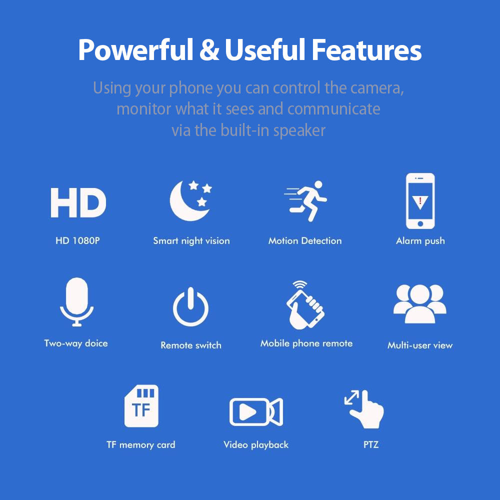 Outdoor Security IP Camera  |   Pan, tilt, zoom wifi camera and telecom