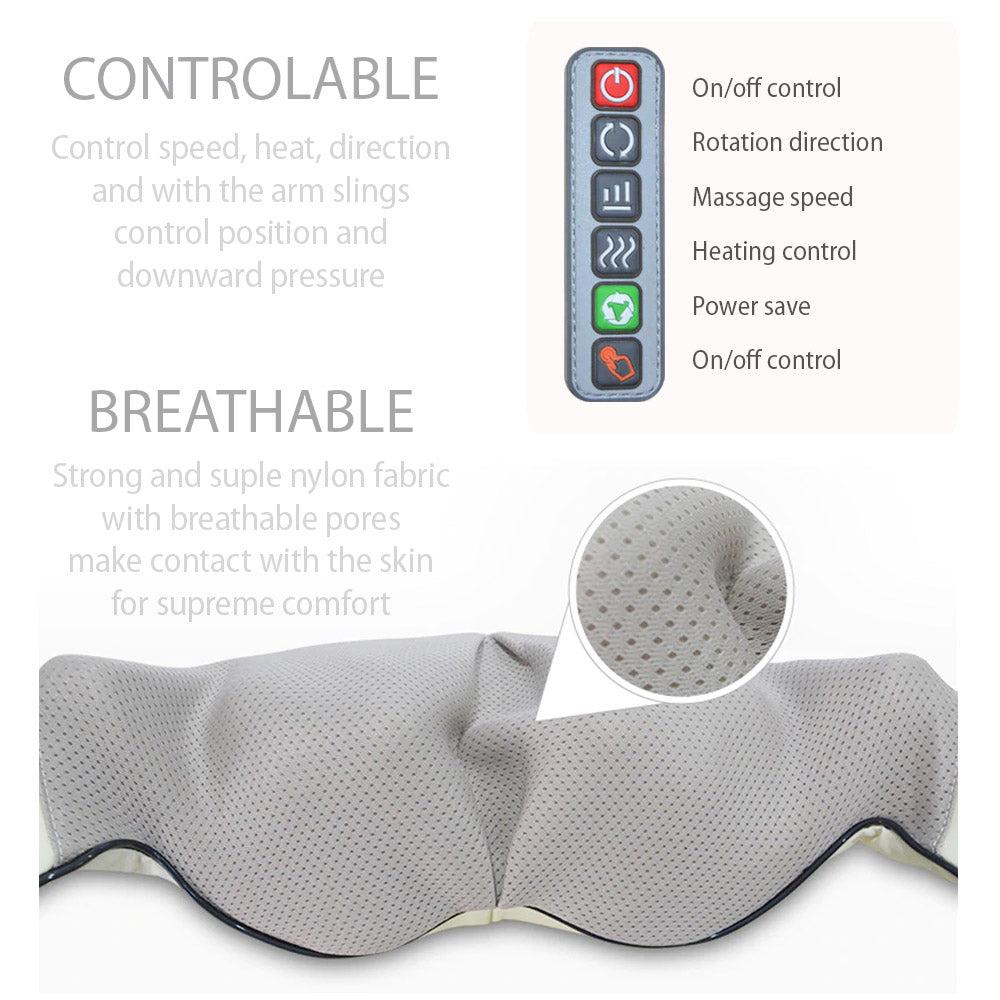 Instant Shiatsu  |  automatic back, neck and shoulder massage with infra red