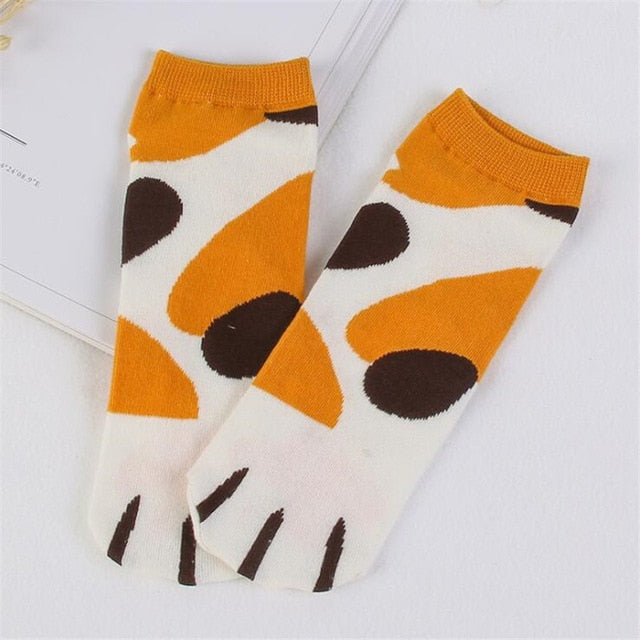 Kawaii Cotton Socks  |   Cute cat kitty claw ankle socks
