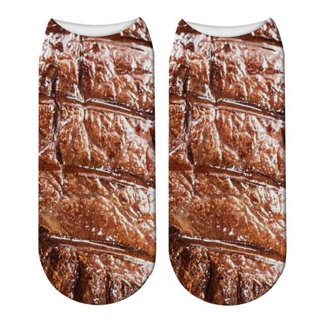 Meat Socks  |  Fun printed socks for meat lovers!